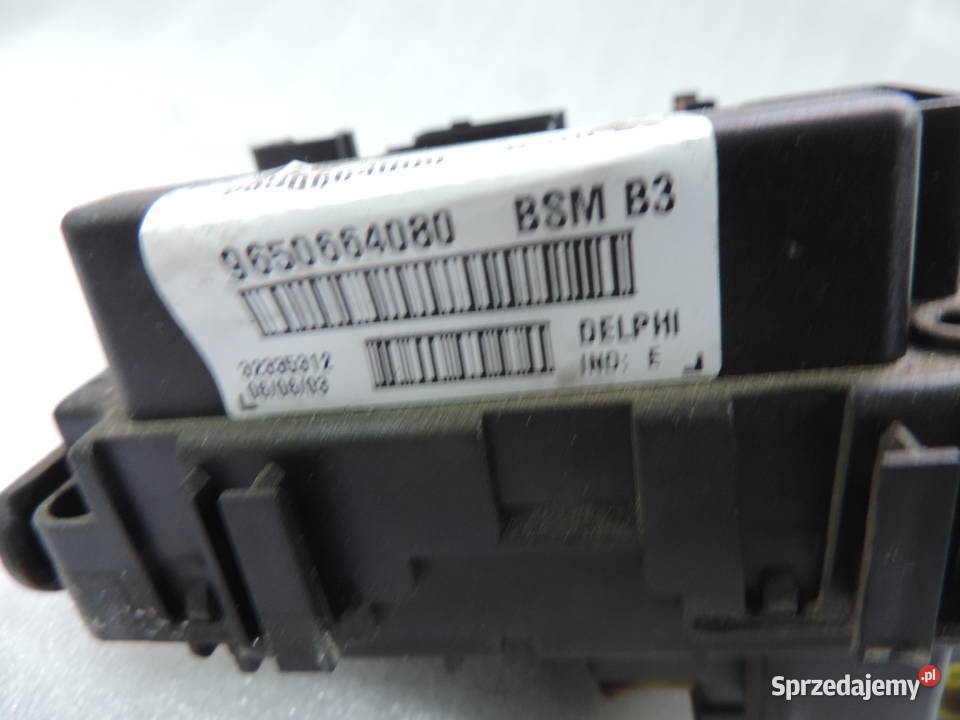 PEUGEOT CITROEN SKRZYNKA MODUŁ BSM 9650664080 Układ elektryczny Nowy Sącz sprzedam