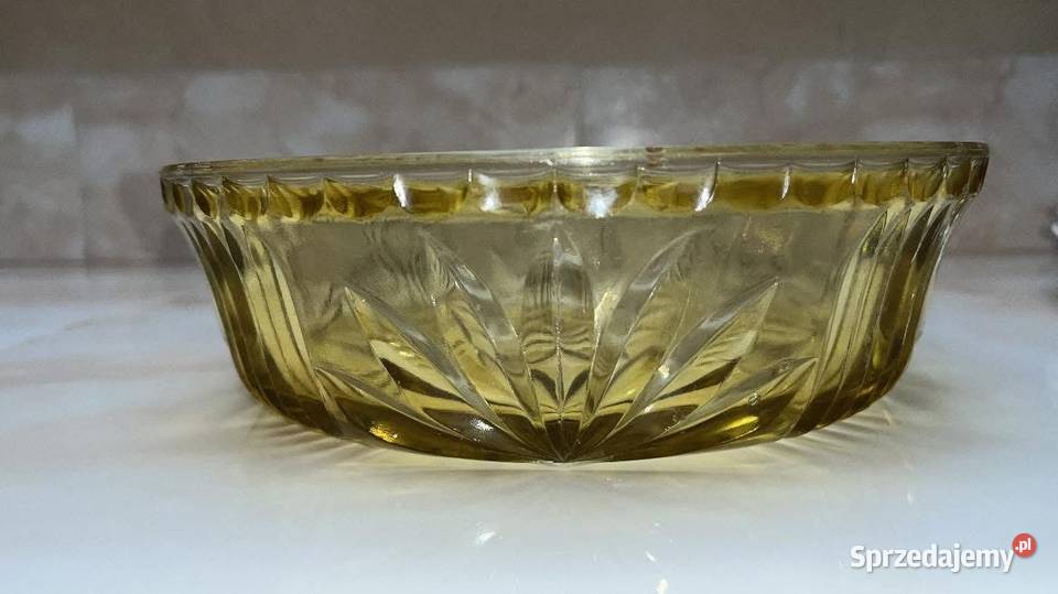 Salaterka miska owocarka Carnival Glass To szkło Gdańsk