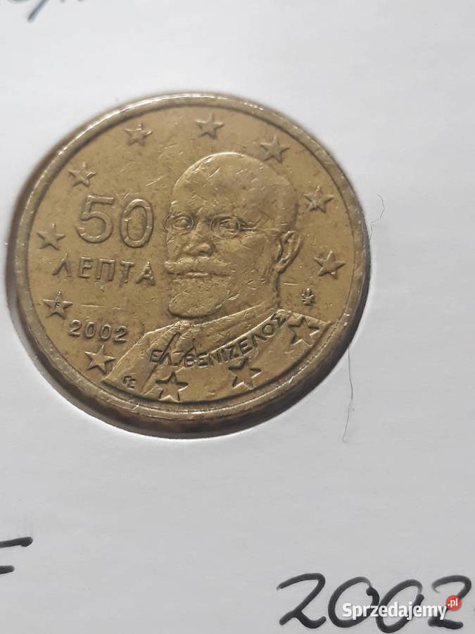 50 Eurocentów Grecja 2002 r i 2002 r men F Konin