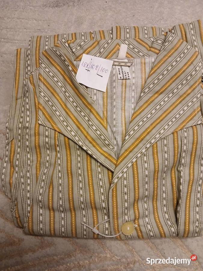 Piżamy męskie flanelowe i bawełniane