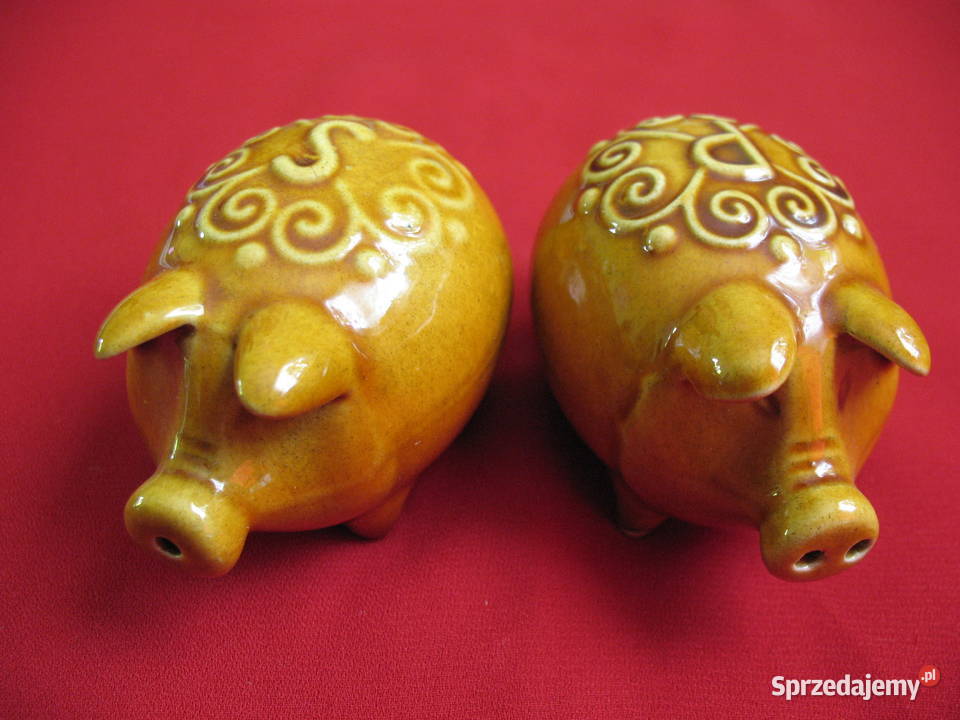 Sól i pieprz Świnki Solniczka i pieprzniczka mazowieckie Siedlce sprzedam