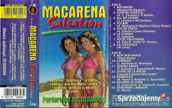 Macarena Salsation Olivados 1999 Płyty i kasety Gliwice
