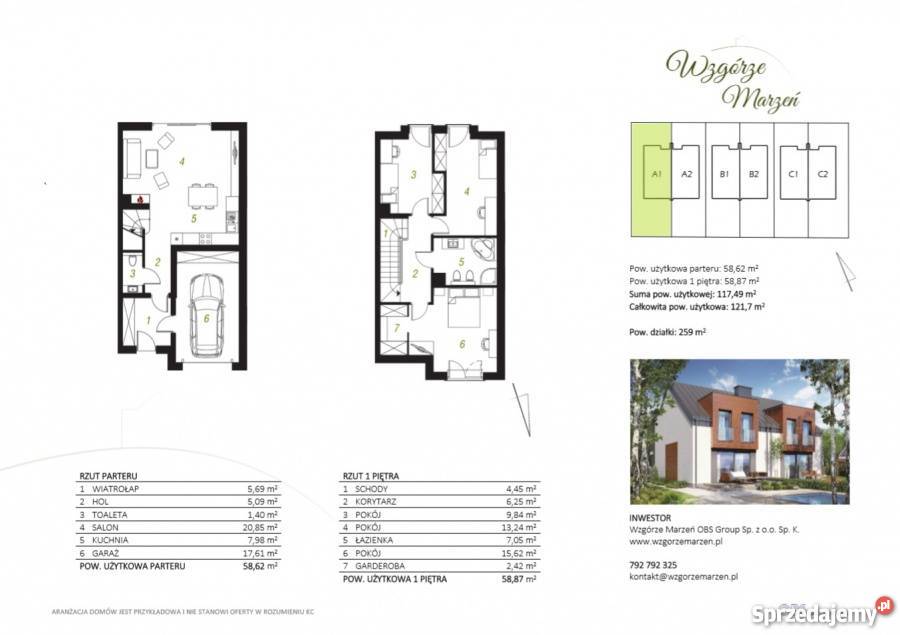 Domy na sprzedaż Zielonki Marszowiec małopolskie
