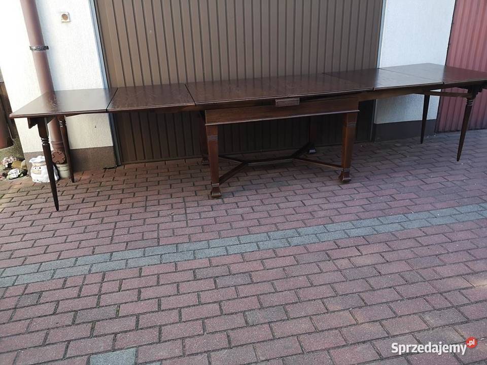 Stół Duży Dębowy Zgrabny 370 Antyk Stary Meble Antyki, Sztuka, Kolekcje sprzedam