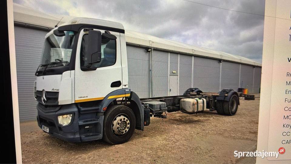 Mercedes antos arocs 4x2 do zabudowy Rok produkcji 2016 Rzeszów