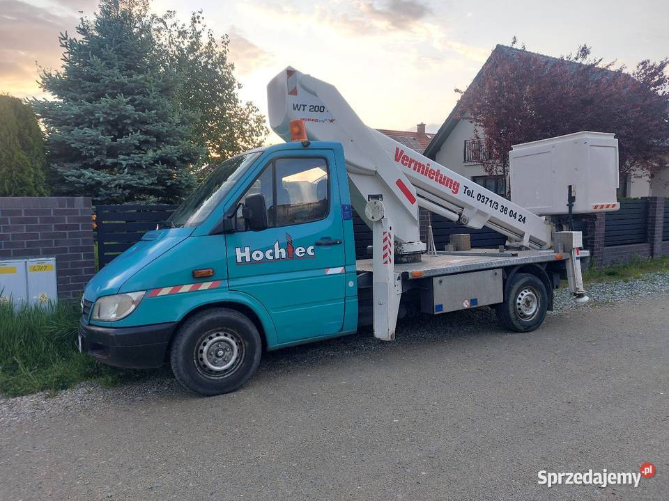 Wumag WT200 Mercedes Sprinter 311 podnośnik Podnośniki koszowe Wrocław