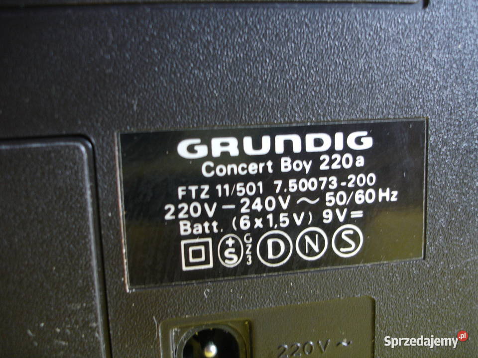 Radio GRUNDIG Concert Boy 220 lubuskie Zielona Góra