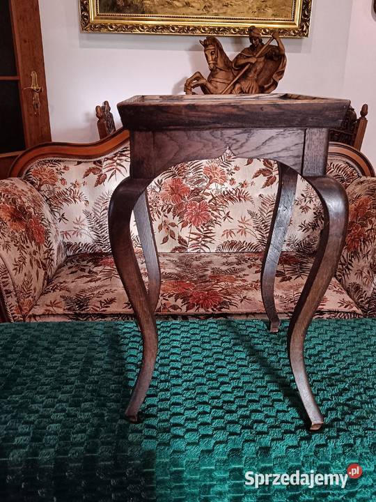 Stolik kwietnik lata 20 39cm Lipno