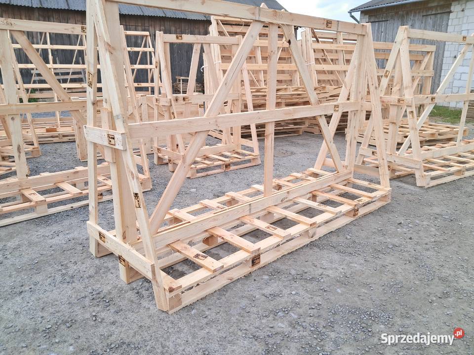 Stojaki drewniane do transportu okien szyb Lublin współpraca