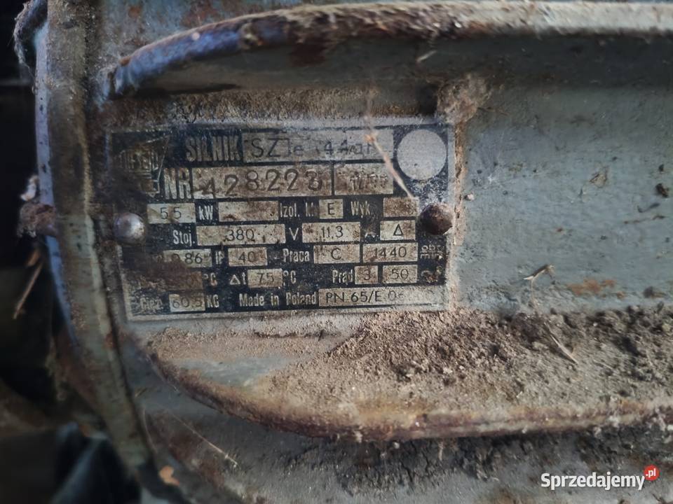 Silnik elektryczny na siłę 55 KW Sompolno