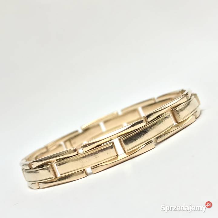Złota BRANSOLETKA damska 14K MASYWNA cudowna złote
