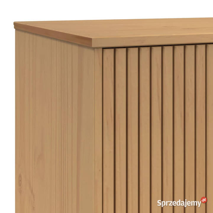 Komoda OLDEN brązowa 114x43x735 lite drewno Warszawa