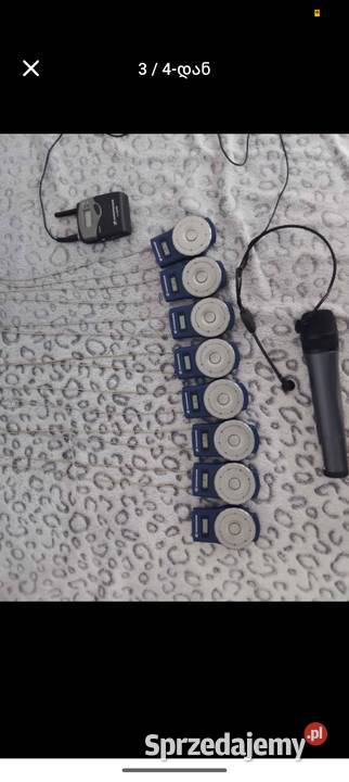 Zestaw Sennheiser Tourguide System przewodnika