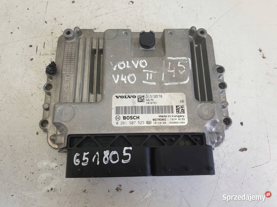Volvo S60 II 16 T2 STEROWNIK SILNIKA 0261S07523 Chełm