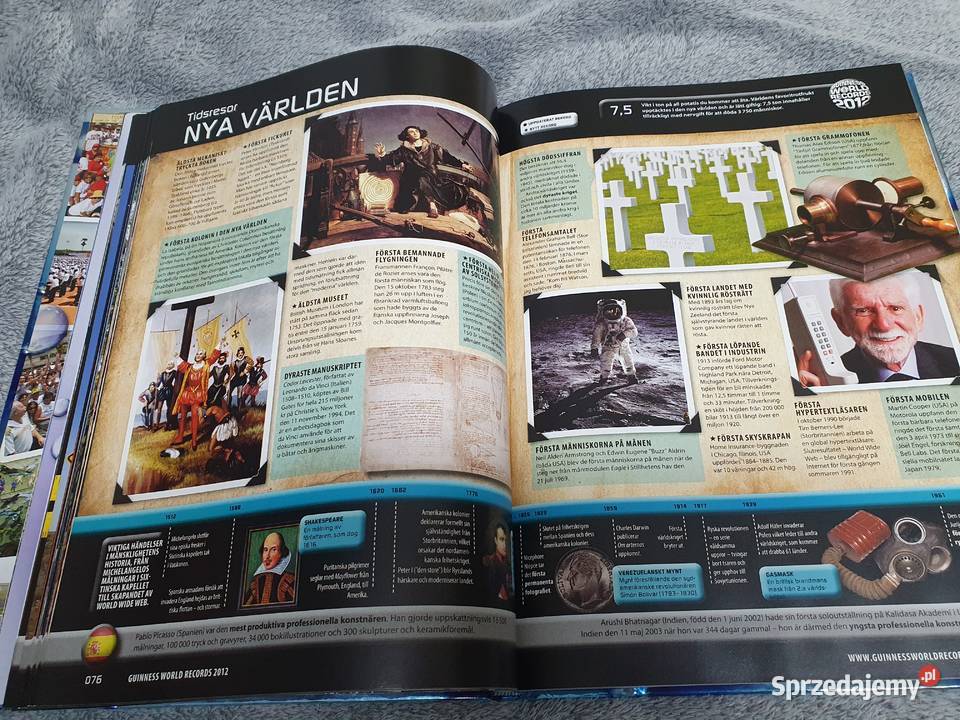 Guinness World Records 2012 język szwedzki Komiksy Gdynia