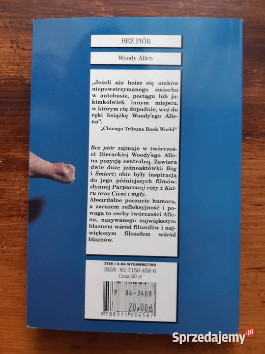 Woody Allen Bez piór Nowa Proza i poezja wielkopolskie Poznań