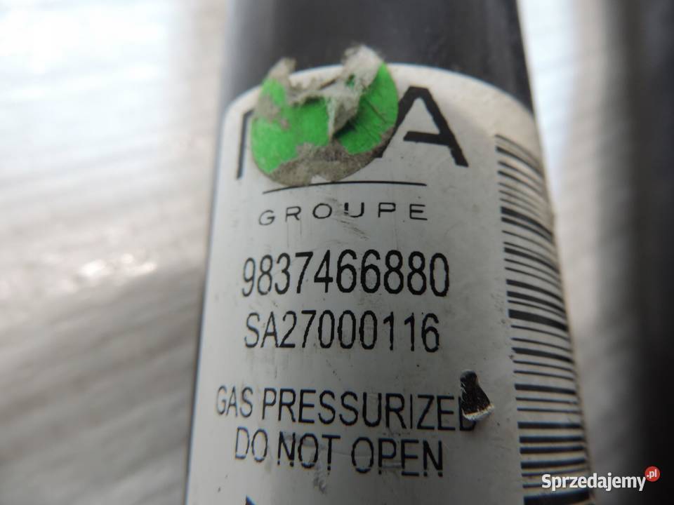 AMORTYZATORY TYŁ KOMPLET 9837466880 OPEL CORSA F kujawsko-pomorskie sprzedam