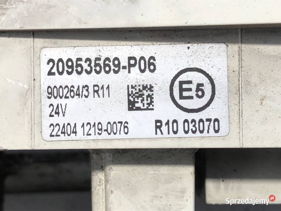 WŁĄCZNIK ŚWIATEŁ VOLVO FH 20953569 PRZYCISK