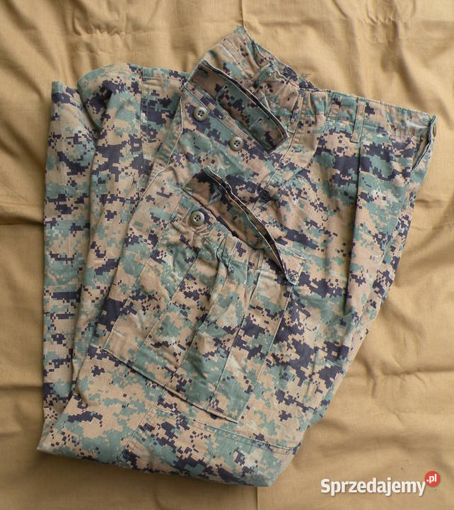 Spodnie MCCUU woodland marpat USMC small long dolnośląskie Wrocław