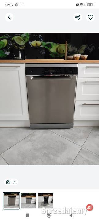 Zmywarka Whirlpool 6 Zmysł srebrna cicha praca Jastrzębie-Zdrój sprzedam