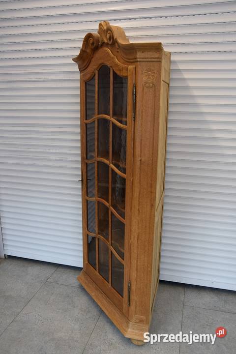 witryna narożna z drewna dębowego nowa Olsztyn