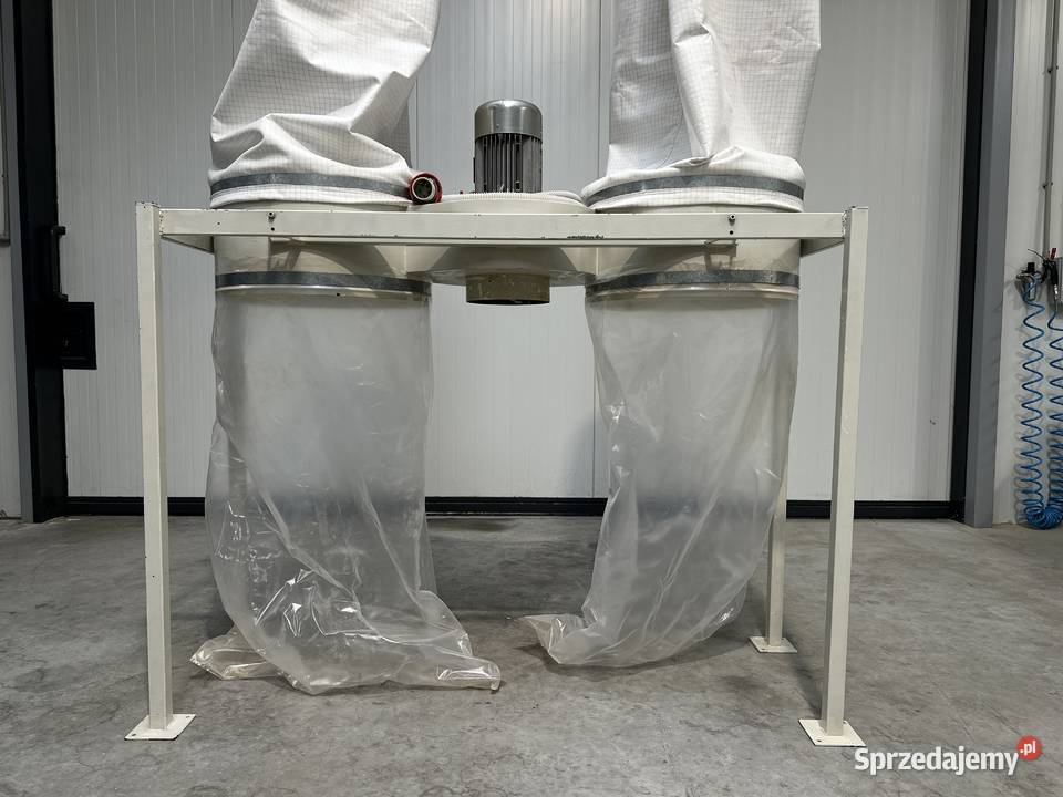 Odciąg trocin 2 workowy 40 kW 1462 lubelskie Łabuńki Pierwsze