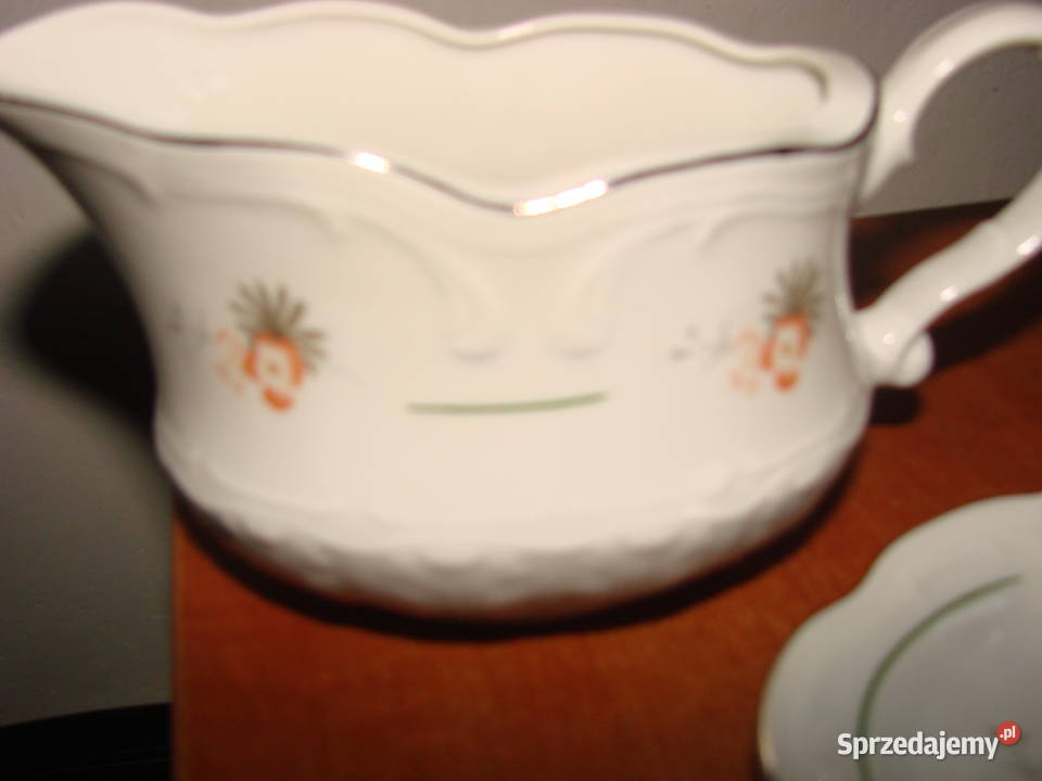 Włocławek porcelanowy mlecznik solniczka PRL