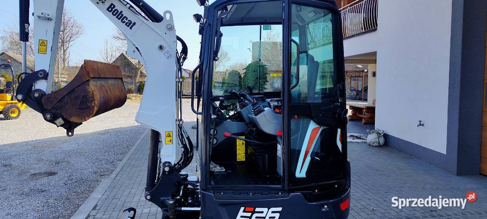 Bobcat E 26 mini koparka ful nowa 3 łyżki szyb