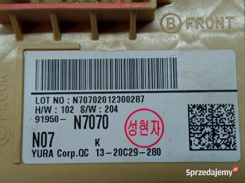 SKRZYNKA BEZPIECZNIKÓW 91950N7070 Hyundai Tucson sprzedam