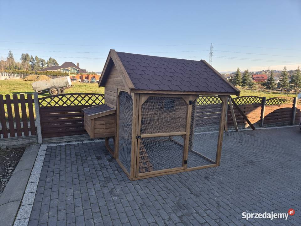 Kurnik kur z wolierą Jordanów