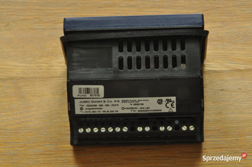 JUMO iTRON 08 Regulator temperatury PID Osieki