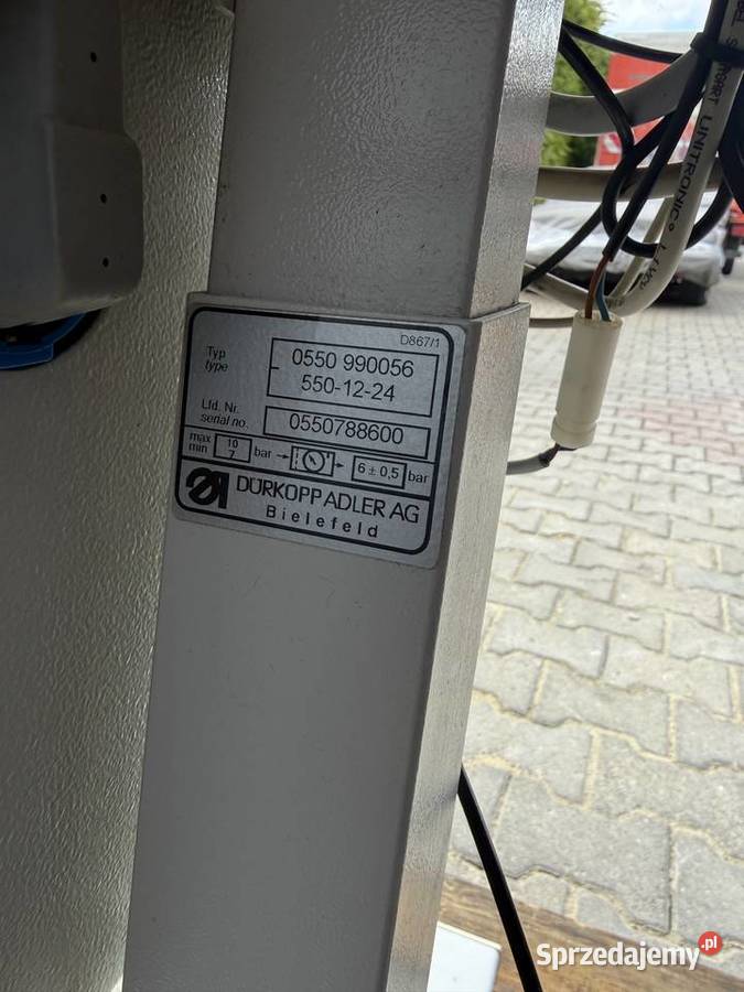 Durkopp Adler 550 12 24 Zmarszczarka marszczarka Biznes i Przemysł Łaskarzew