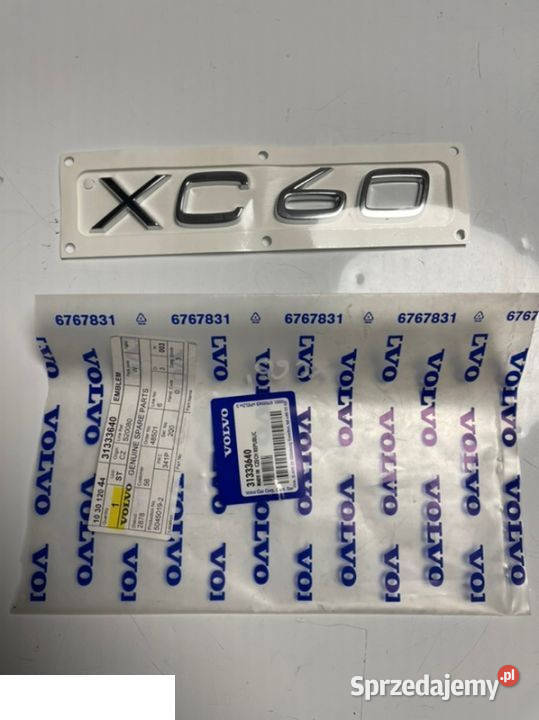 Volvo XC60 napis emblemat nowy 17 osobowe Oświetlenie Kozubszczyzna