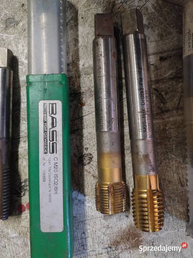 Gwintowniki maszynowe M30 M20 20x15 M16 M14