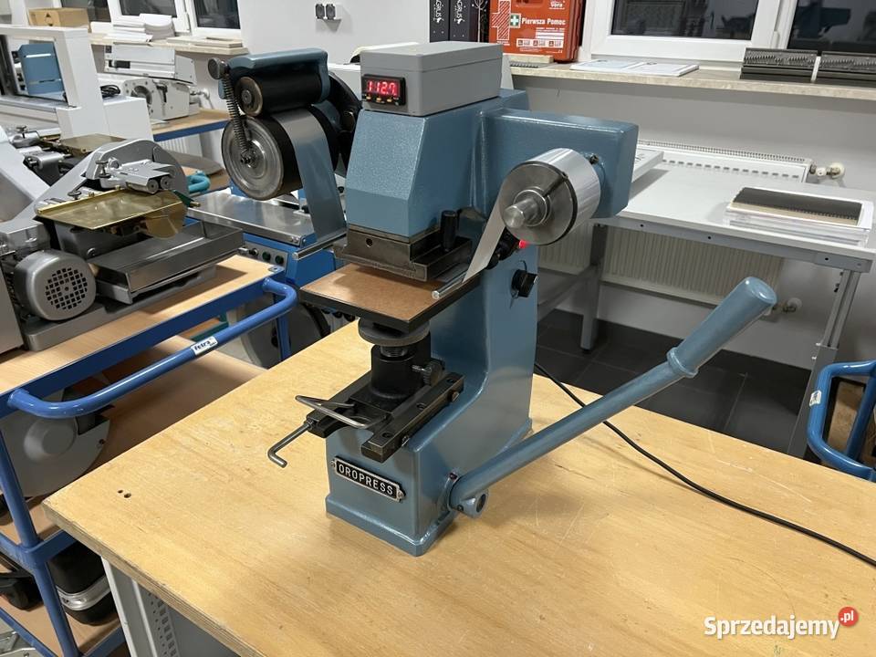 Złociarka Oropress prasa do hotstampingu Produkcja mazowieckie Radom