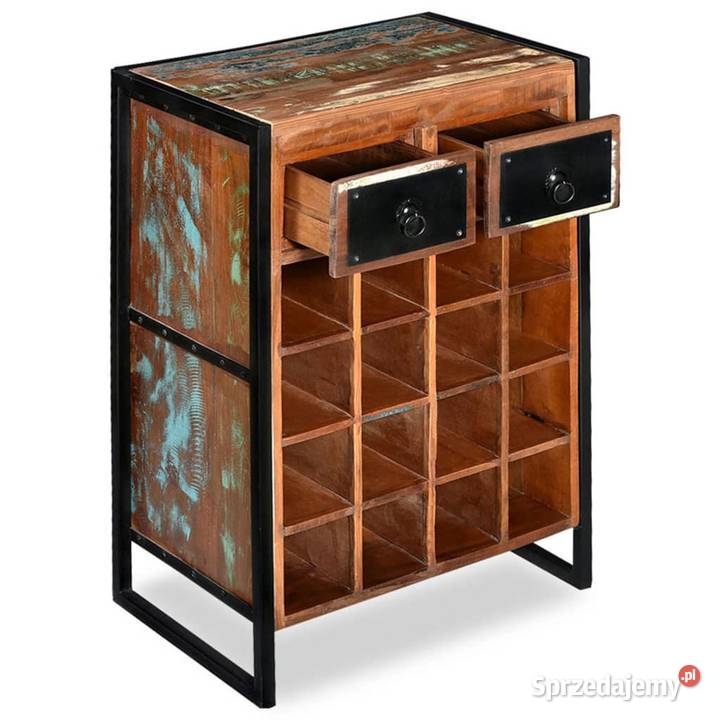 Stojak na 16 butelek wina lite drewno mazowieckie Warszawa