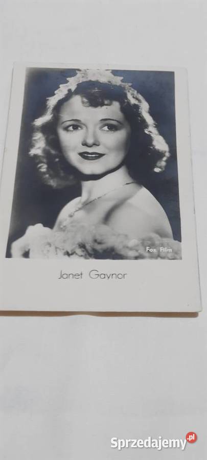pocztówka z aktorką Janet Gaynor mazowieckie Warszawa