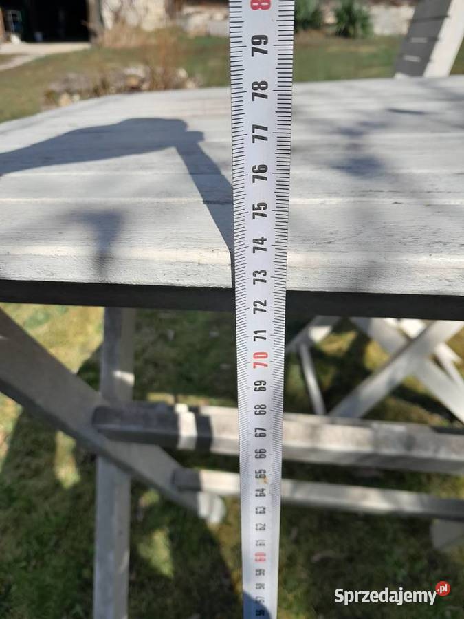 Stary zestaw ogrodowy uzywany stolik i dwa śląskie Dąbrowa Górnicza