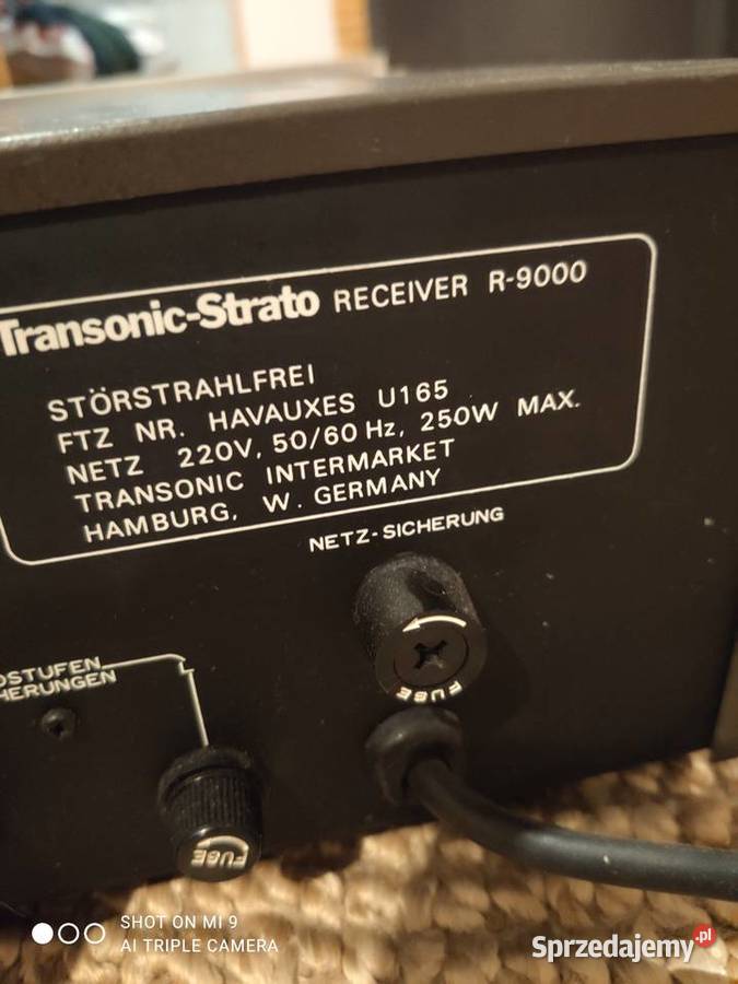 amplituner transonic strato R9000 Białystok
