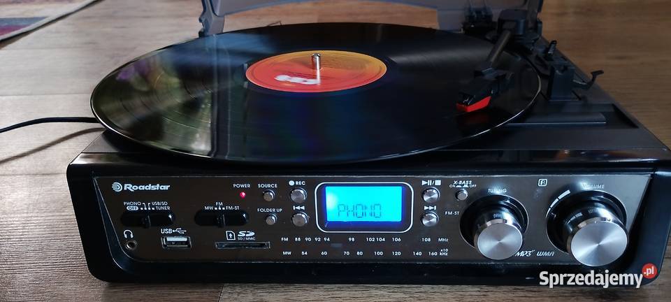 Gramofon Roadstar TTR8632U Stan Zgrywaj winyle Wąbrzeźno sprzedam