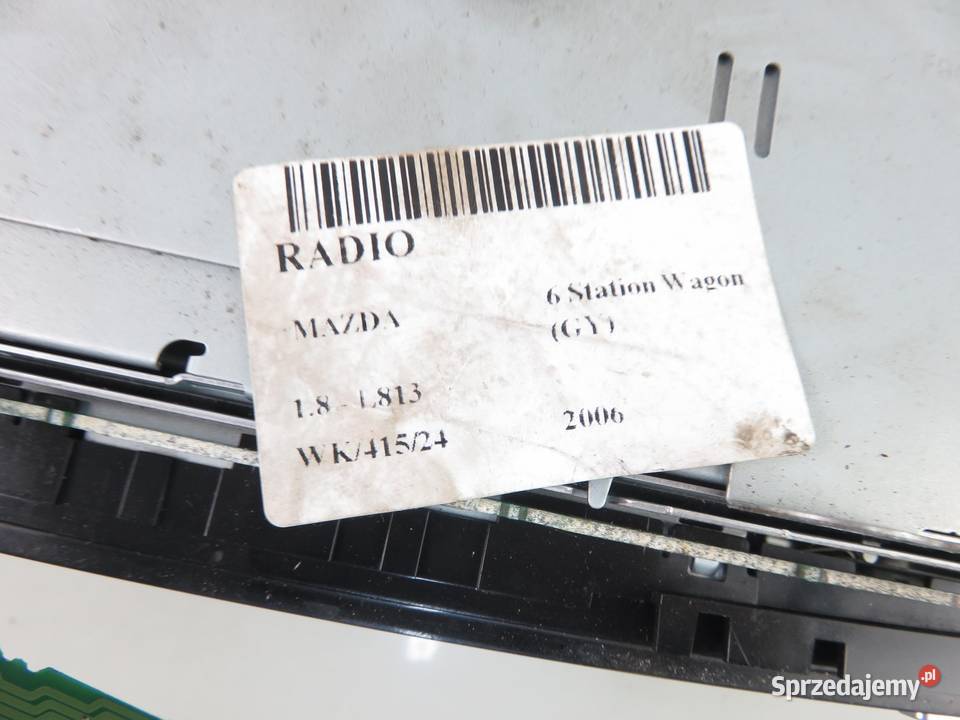 RADIO MAZDA 6 Station Wagon GY GR1C66DSX