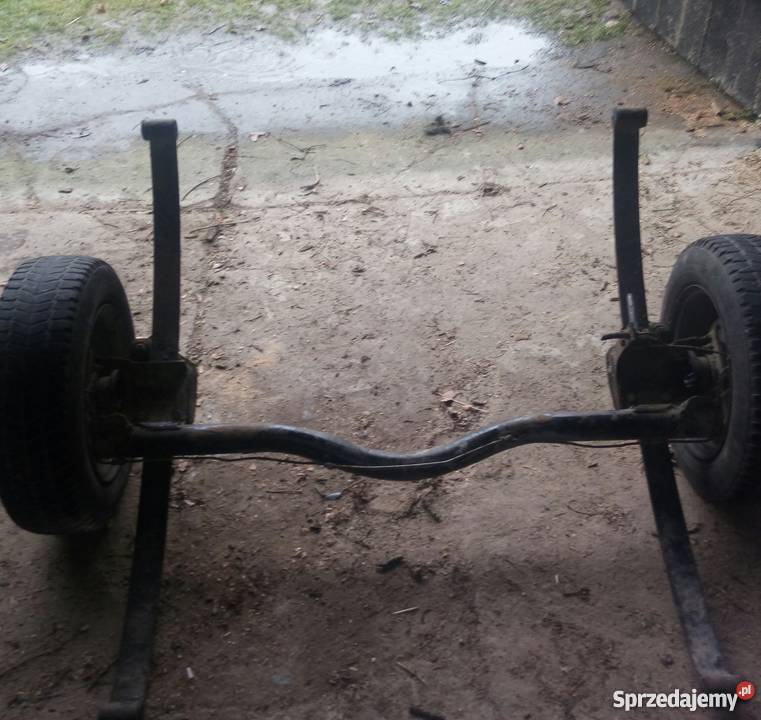 Oś z resorami oś resory przyczepka koła Przebendów sprzedam