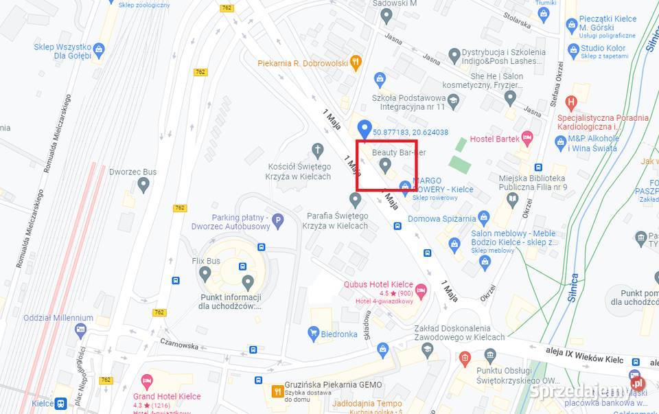 lokal 60m2 60m2 parking centrum od ulicy