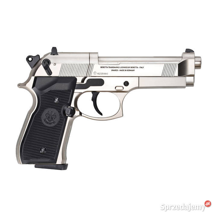 Pistolet wiatrówka Beretta M92 FS nikiel 45 mm Warszawa sprzedam