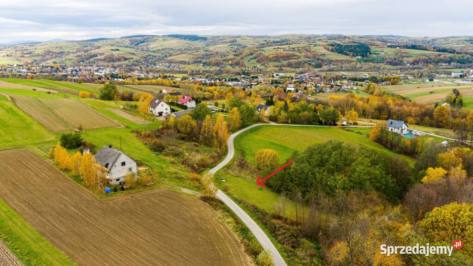 Bobowa działka budowlana Niska