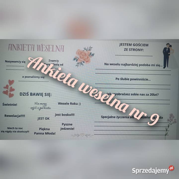 Ankieta weselna plik pdf Radom