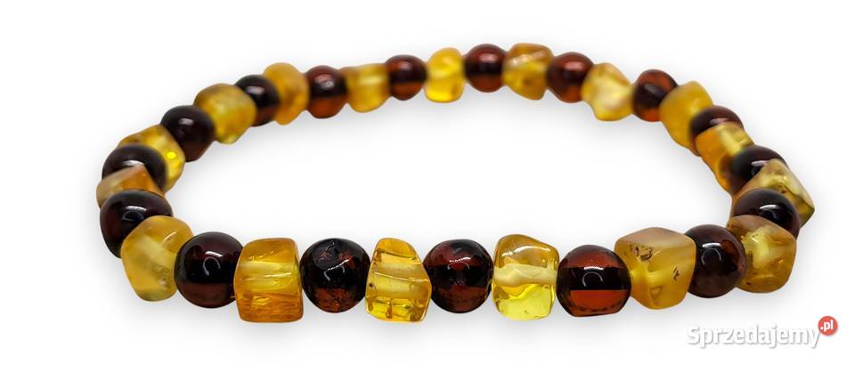 Bransoletka BURSZTYN bałtycki kostka cytryna Bransoletki Warszawa sprzedam