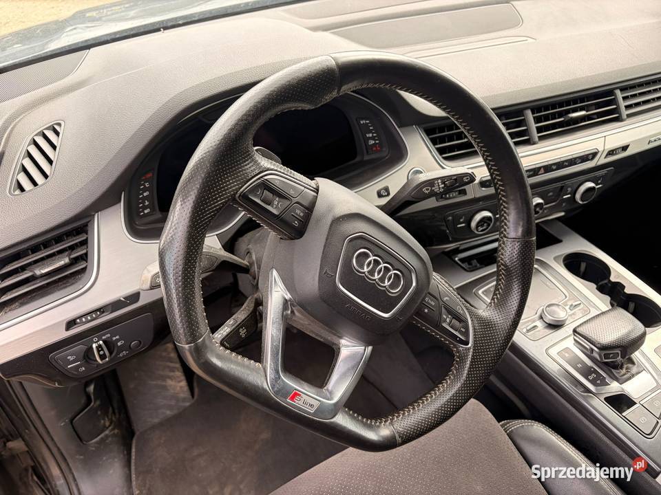 AUDI Q7 30 V6 TDiQ 218 SLine DX945 uszkodzony Wrocław sprzedam