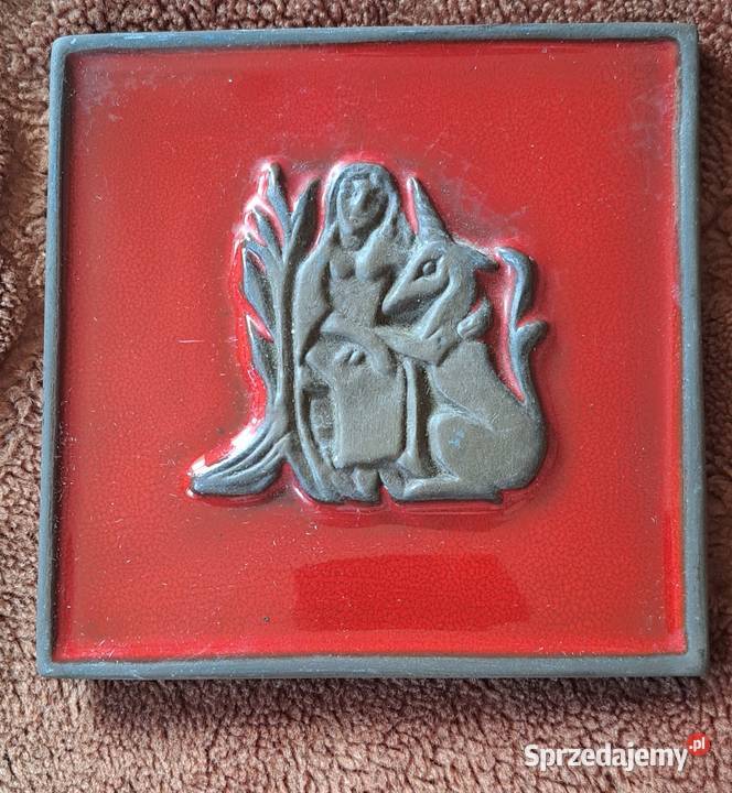 płytka gliniana ceramika z zawieszką Warszawa