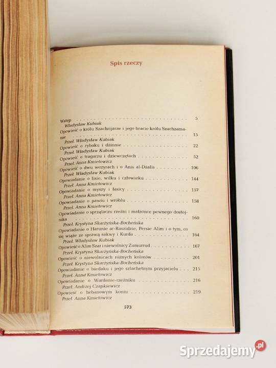 Księga tysiąca i jednej nocy Wybór Książki dla dzieci Kraków